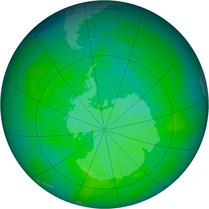 Ozone Map 1982-12-01